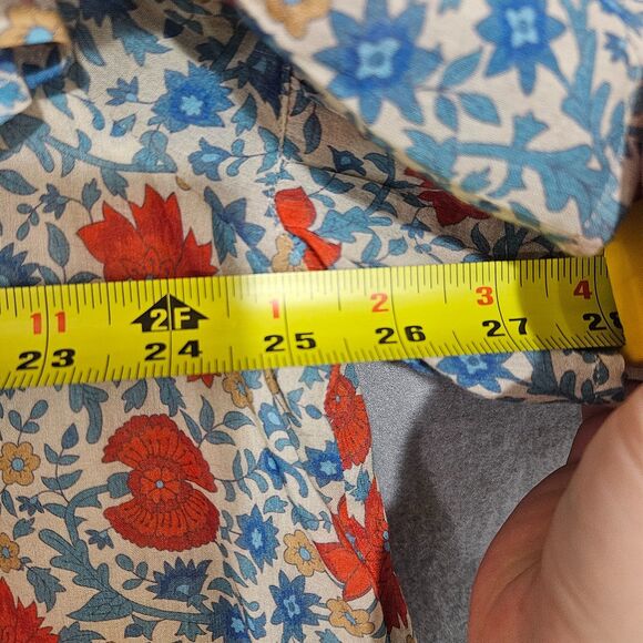 SPELL Village Ruffle Mini Shift Dress Organic Cotton Size Medium Playdress - Picture 7 of 9